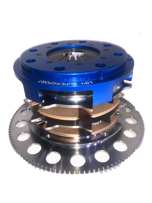 **NEW DEVELOPMENT ** CG MOTORSPORT 888 Series 184 Supersport Race Twin Plate Clutch Kit with Flywheel for Ford Escort MK 4 RS Turbo / MK 5 XR3i