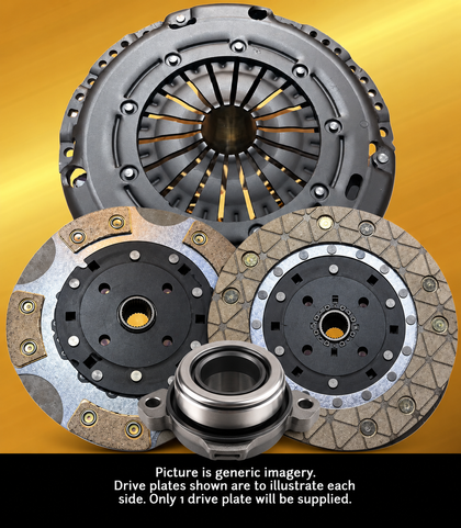 Dual Friction Plus+ (Paddle / Kevtek) Clutch Kit For Mini Cooper S 1.6i 16v W11B16A-163-W11B16A-170 2001 Onwards