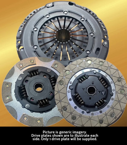 Dual Friction Plus+ Sport (Paddle / Kevtek) Clutch Kit for Vauxhall / Opel Astra Mk3 - F Series 2.0i 16v - Models From Sept 94 -Sept 98