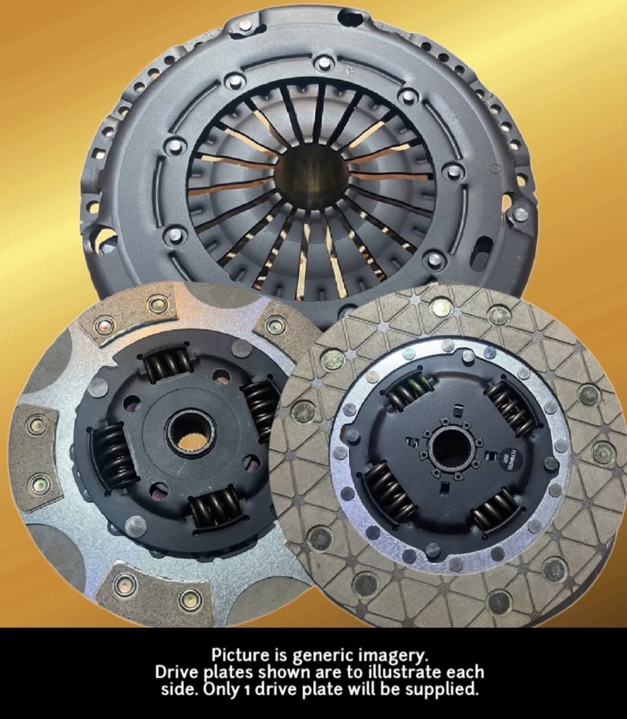 Dual Friction Plus+ Sport (Paddle / Kevtek) Clutch Kit for Vauxhall / Opel Cavalier - 1992 Model 1992 1.8i & 2.0i X20XEV Engines Inc SRi