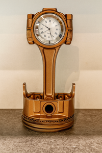 Handcrafted Clock Made from a Genuine V8 Engine Piston